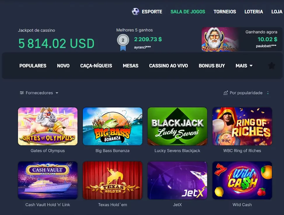 7slots área pessoal